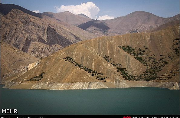 وضعیت ذخایر آب سدهای پنجگانه تهران/ آب سد کرج ۲ برابر شد